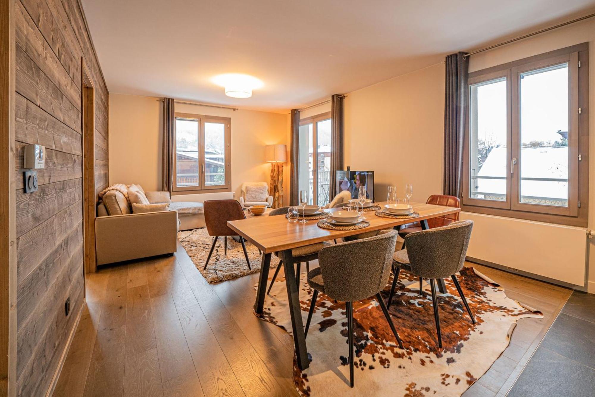 Perle Blanche - Brand New 2 Bedroom Apartment Perfectly Located Chamonix Exterior photo